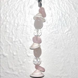 Pink Beachy Keychain